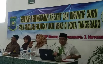 Seminar Peningkatan Kreatif Dan Inovatif Guru di SMPN 1 Tangerang