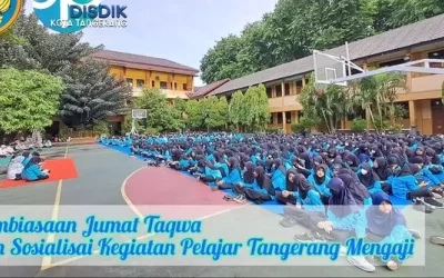 Pembiasaan Jumat Taqwa dan Sosialisasi Pelajar Tangerang Mengaji