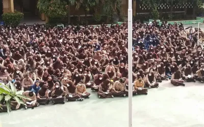 Kegiatan Literasi SMPN 1 Tangerang